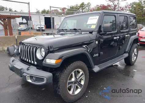 2018 Jeep Wrangler Unlimited Sahara 4X4 from USA, damaged, VIN 1C4HJXEN2JW329844